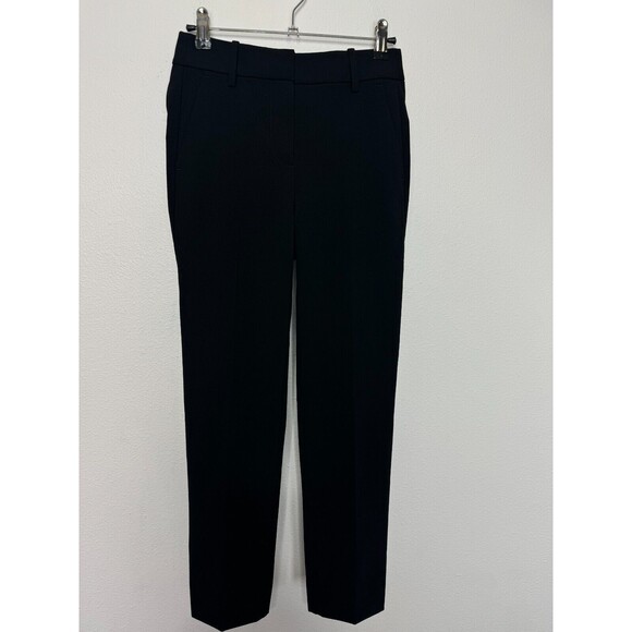J. Crew Petite Ruby Crop Pants Size 00P Black Straight Leg Low Rise Career New - Picture 3 of 11